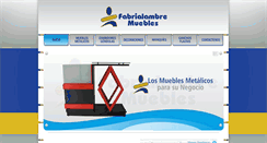 Desktop Screenshot of fabrialambremuebles.com