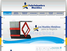 Tablet Screenshot of fabrialambremuebles.com